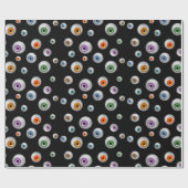 Papier Cadeau Zombie Eyeballs (Plat)