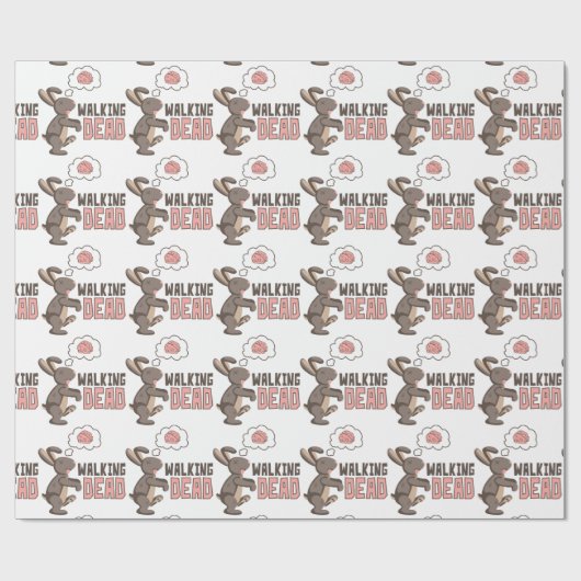 Papier Cadeau Zombie Walking Dead (Plat)