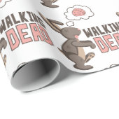 Papier Cadeau Zombie Walking Dead (Coin rond)
