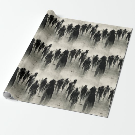 Papier cadeau Zombiefied 2 (Déroulé)
