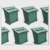 Papier Cadeau Zone de vote verte (Plat)