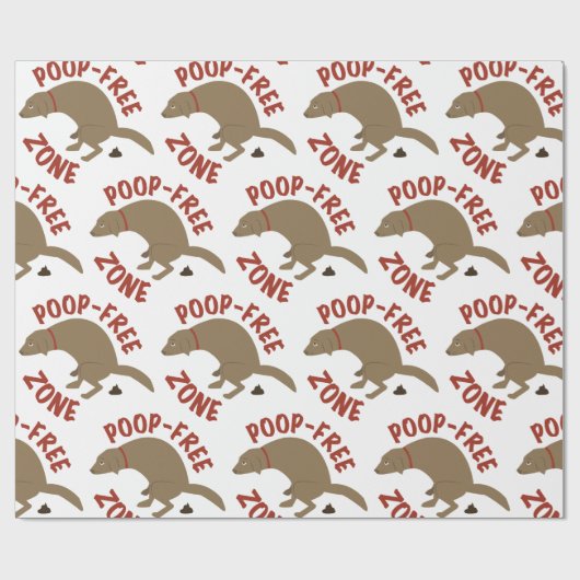 Papier Cadeau Zone sans pop (Plat)