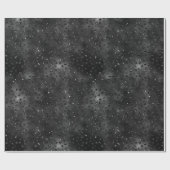 Papier Cadeau Zones de Cheetah Parties scintillant Black Faux (Plat)