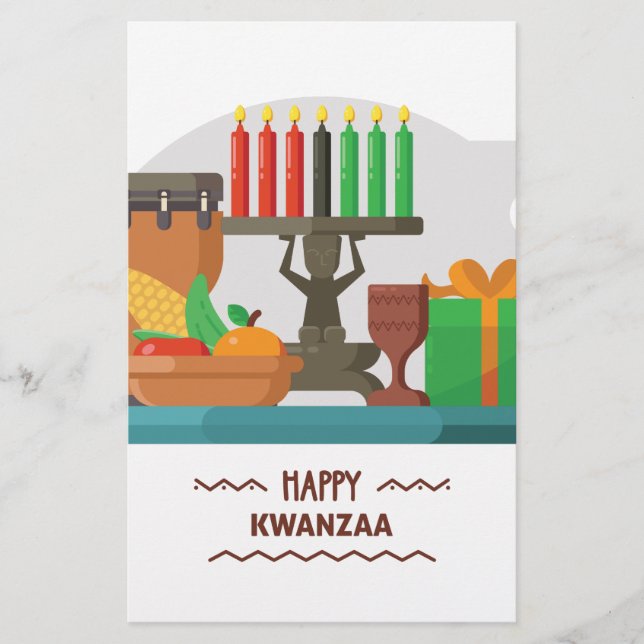 Papier cadeaux kwanzaa heureux (Devant)