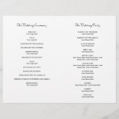 Papier Cadre baroque unique monogramme de mariage (Dos)