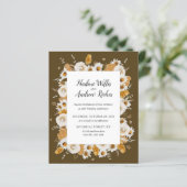 Papier Cadre de mimosa à la camomille rustique de budget  (Debout devant)