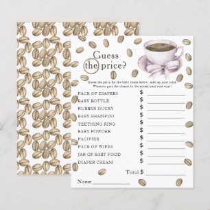 Papier Café brasserie baby shower Prix devis jeu