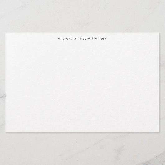 Papier Calcul noir et blanc Budget Mariage simple 2 (Dos)