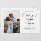 Papier Calcul noir et blanc Budget Mariage simple 2 (Devant / Derrière)