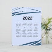 Papier Calendrier 2022. Planification d'entreprise, conce (Debout devant)