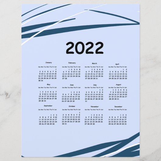 Papier Calendrier 2022. Planification d'entreprise, conce (Devant)