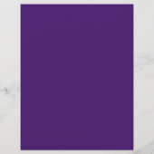 Papier Calendrier de mariage élégant à monogramme violet (Dos)