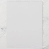 Papier Calendrier de mariage simple avec monogramme gris (Dos)