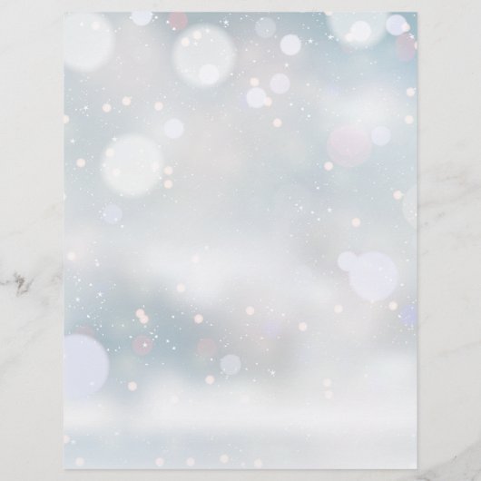 Papier Calendrier du Mariage de script élégant en hiver (Dos)