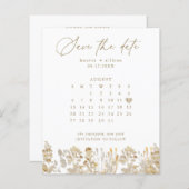 Papier Calendrier Enregistrer la date | Bella (Devant / Derrière)