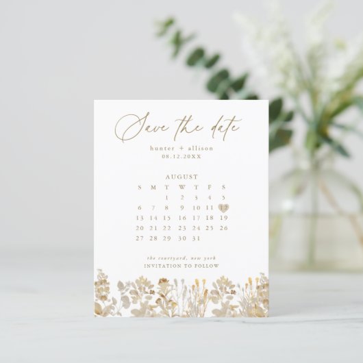 Papier Calendrier Enregistrer la date | Bella (Debout devant)