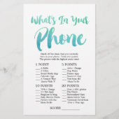 Papier Calligraphie aquarelle devine le bon jeu de prix (Dos)