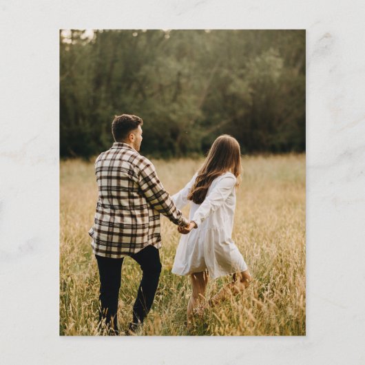 Papier Calligraphie budgétaire Code QR Fête des mariées (Dos)