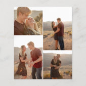 Papier Calligraphie budgétaire Code QR Wedding shower pho (Dos)