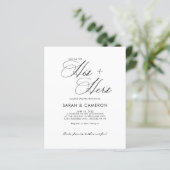 Papier Calligraphie BUDGÉTAIRE Son Couple Douche Photo (Debout devant)