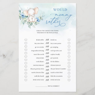 Papier Calligraphie Jeune Fille Eléphant Plutôt Maman