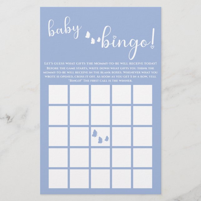 Papier Calligraphie minimaliste moderne pour bébé (Devant)
