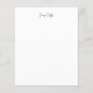 Papier Calligraphie minimaliste noire blanche