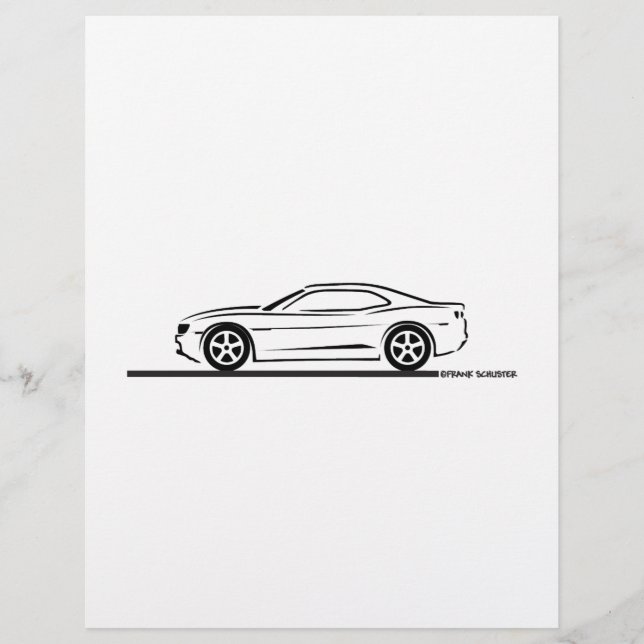 Papier Camaro 2010 (Devant)