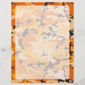 Papier Camo orange, Camouflage, Militaire, Armée (Devant)