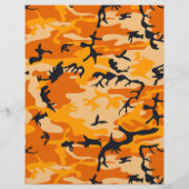 Papier Camo orange, Camouflage, Militaire, Armée (Dos)
