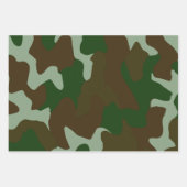 Papier camo vert et brun à 3 sets (Devant 2)