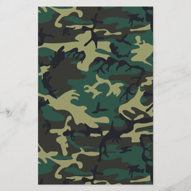 Papier Camouflage militaire (Devant)