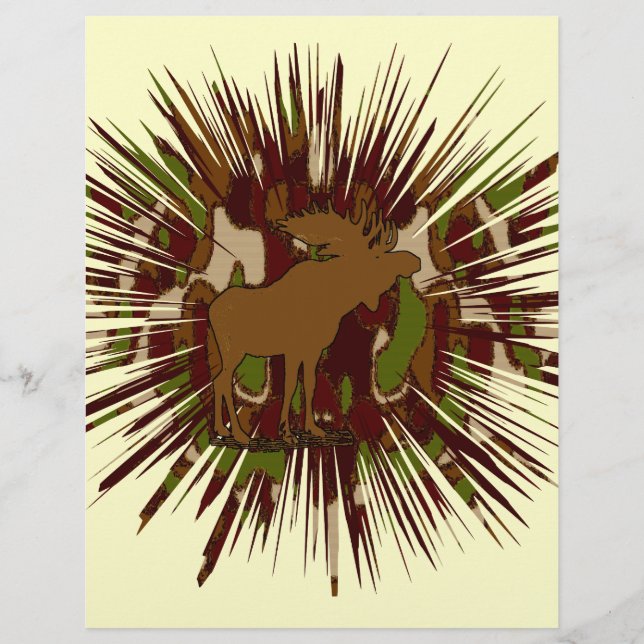 Papier Camouflage Moose Break-out Camo (Devant)