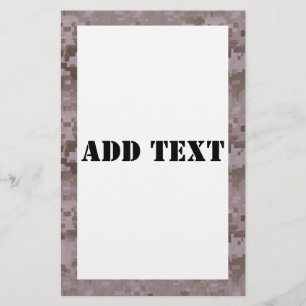 Papier Camouflage numérique du désert avec blanc