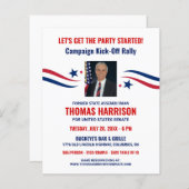 Papier Campagne de collecte de fonds politique Coup d'env (Devant / Derrière)