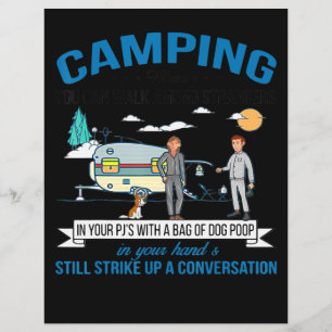 Papier Camping Quand Vous Pouvez Marcher Cadeau Pour Les