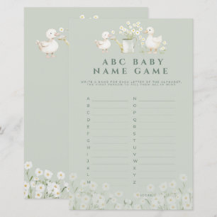 Papier Canards mignons & Jeux de fête de naissance pour b