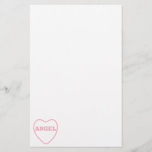 Papier Candy rose Angel Coeur Valentine Design
