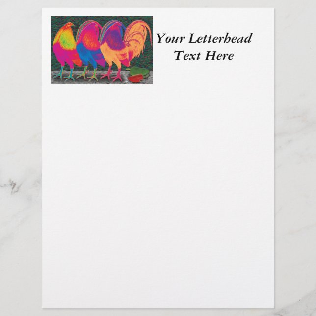 Papier Cantina Roosters (Devant)