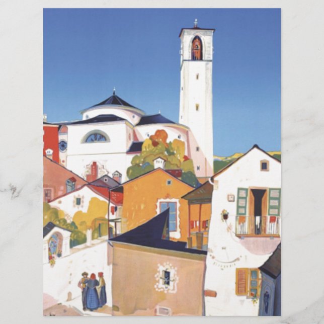 Papier Canton de Tessin vintage Suisse (Devant)