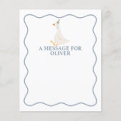 Papier Capsule de l'heure d'anniversaire d'une oie sotte (Devant)