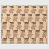 Papier capybara | Cadeau amusant et fantasque (Plat)