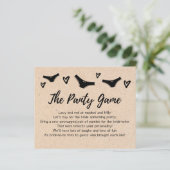 Papier CARD Déposez vos culottes jeu, Fête des mariées (Debout devant)