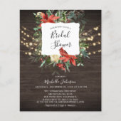 Papier Cardinal Budget en bois Cardinal Fête des mariées (Devant)