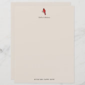 Papier Cardinal personnalisé (Devant / Derrière)