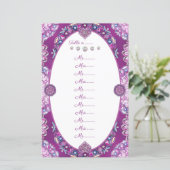 Papier Cardinal rouge Rosace (Debout devant)