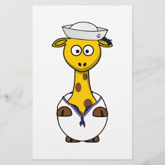 Papier Caricature de la Giraffe