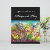 Papier CARNAVAL ITALIEN Masquerade bal, danse et musique (Debout devant)