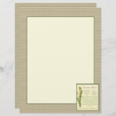 Papier Carnet Dandelion Salade (Devant / Derrière)