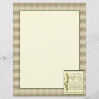 Papier Carnet Dandelion Salade